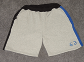 Sweat Shorts Black/Blue Stripe