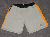 Sweat Shorts, Orange Stripe